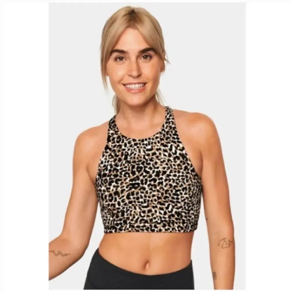 Outdoor Voiced tech Leopard Print Women's Sports Bra